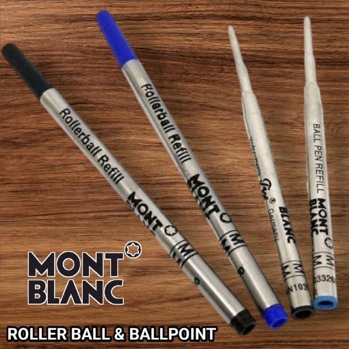 

Refill Pulpen Montbl@nk Roller Ball Atu Ballpoint Non Drat Harga Untuk 1 Pcs Refill Stationery Atk