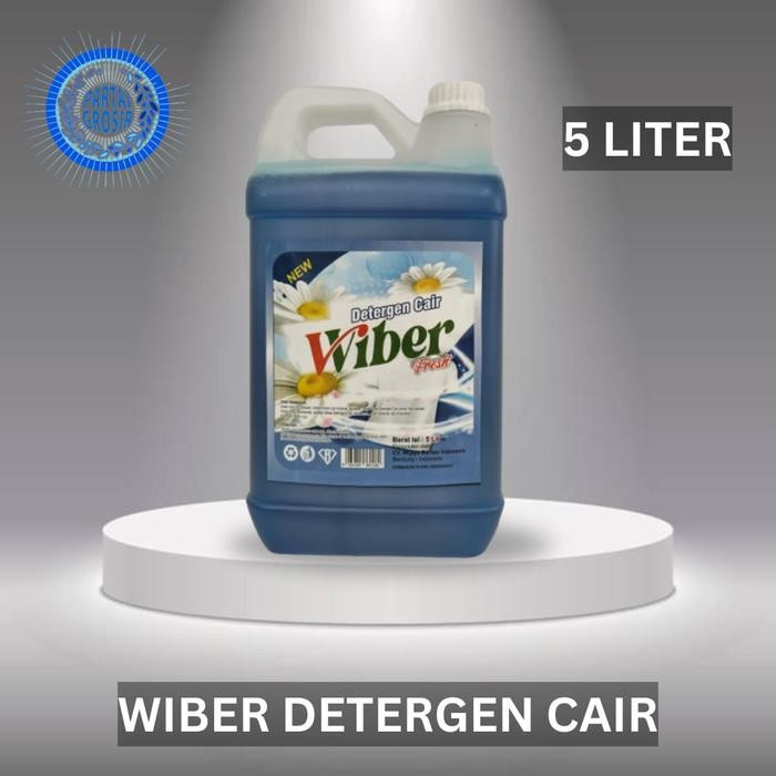 SABUN PEMBERSIH CUCI PIRING , CUCI BAJU , PEWANGI BAJU KEMASAN EKONOMIS 5L WIBER FRESH - KHUSUS