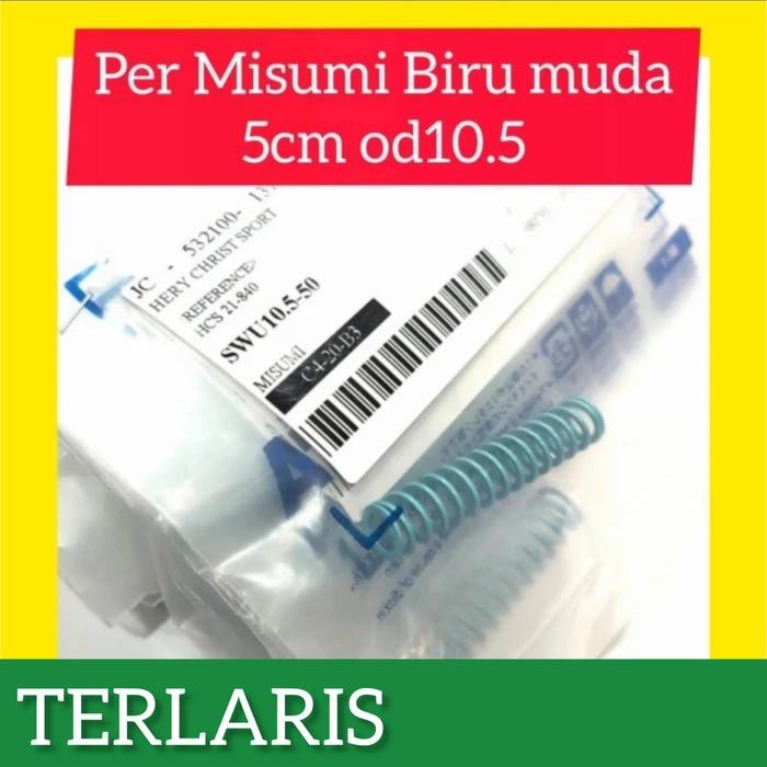 Ready Per Misumi Biru muda 5cm / Per Valve Biru muda 5cm