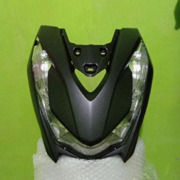 Tameng Cover Body depan 1 set Rlektor lampu Beat new led Dealuxe Bea