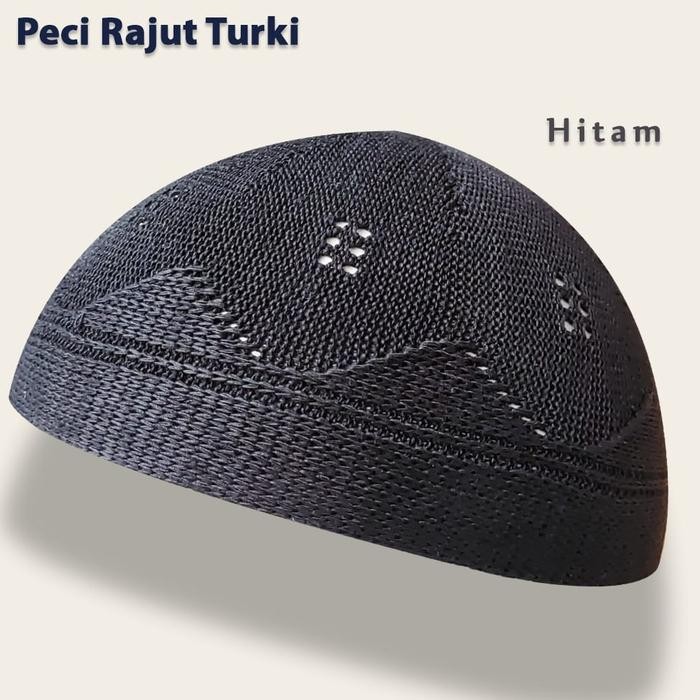 Product Laris Zeta Peci Turki Dewasa Peci Rajut Yaman Peci Turki Ottoman Warna Putih Kopiah Muslim