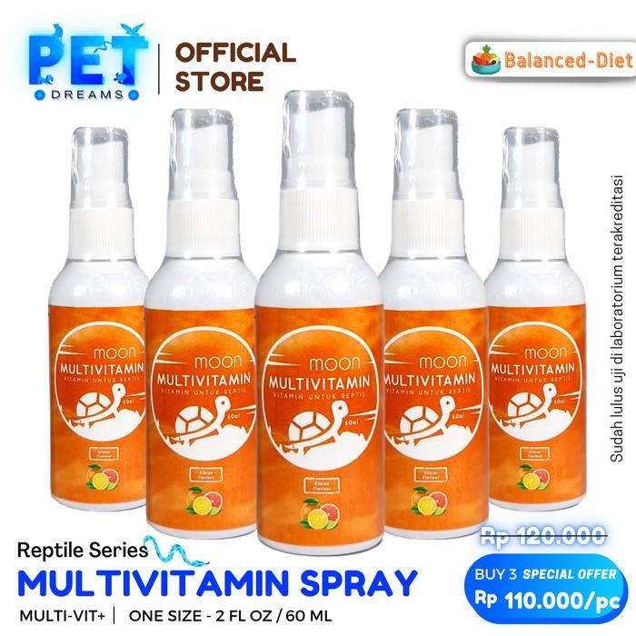 PROMO MOON LTIVITAMIN REPTIL PENAMBAH NAFSU MAKAN TORTO KURA SULCATA