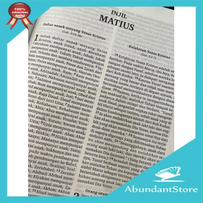 

TERBARU!!! ALKITAB UKURAN SEDANG HARDCOVER - TB2 053 TI CLASIC READY