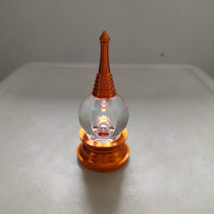 

TERLARIS TEMPAT RELIK MODEL STUPA EMAS WADAH RELIK THAILAND READY