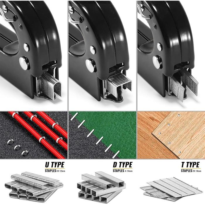 D Tool Staples 3 In 1 Staples Tembak Heavy Duty Staples Untuk Perekat Papan Kayu Jok Motor