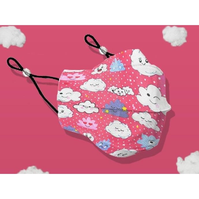 Masker Kain Anak Cotton Mask 4D Masker Kain Evo Anak