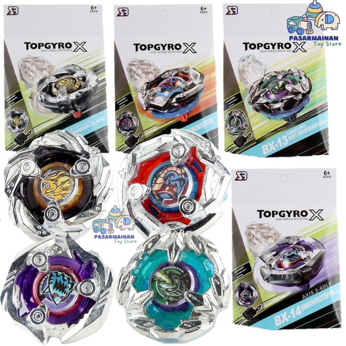 ASLI Beyblade X Mainan Gangsing Beyblade X Topgyro X Set Launcher Handgrip