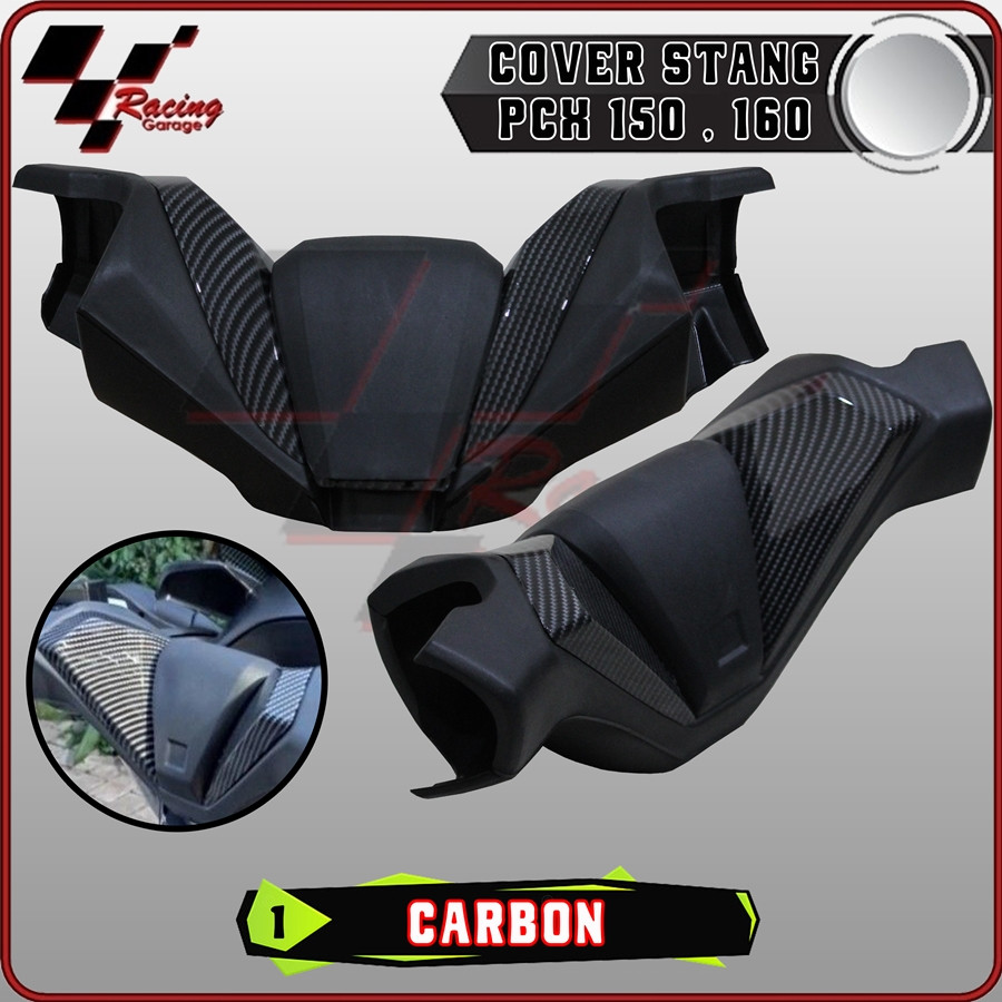 COVER TUTUP STANG PCX 150 160 ABS CBS CBU DENGAN BREKET PCX150 PCX160 ACCECES PNP