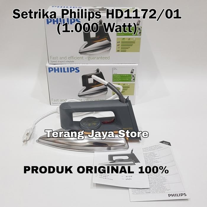 Philips Dry Iron Hd1172 Setrika Philips Hd1172 Strika Philips Hd1172