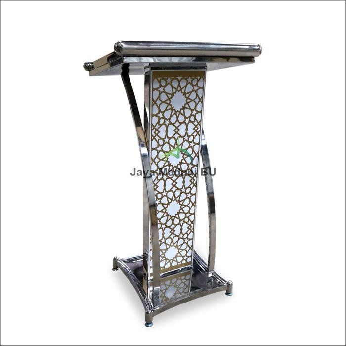 Tumbuh_berkah podium minimalis ornamen/podium full stainless/podium masjid/mimbar