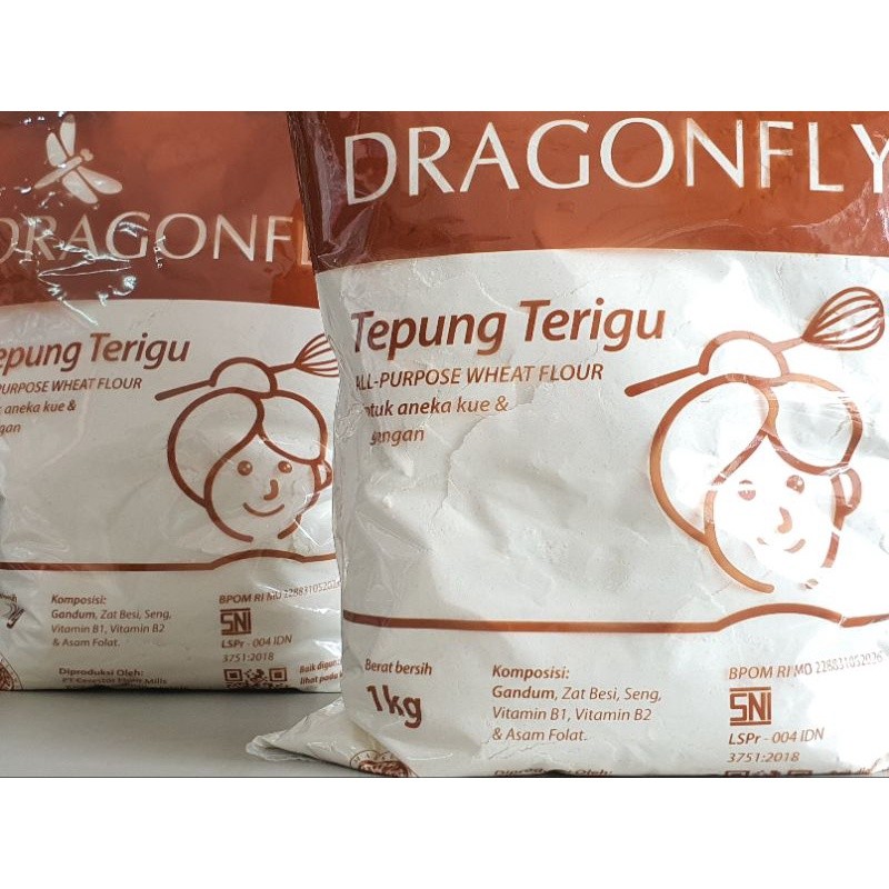 

Konter Makanan Tepung Terigu Serbaguna Dragon Fly 1Kg / Tepung Dragon Fly 1Kg