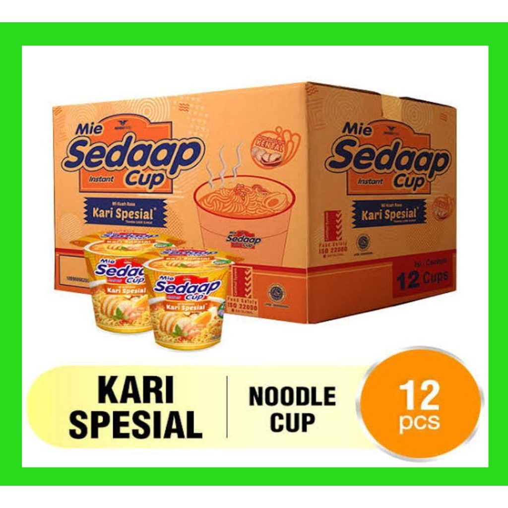 

Sensasi Lezat [ 1 Dus ] Mie Sedaap Cup Kuah
