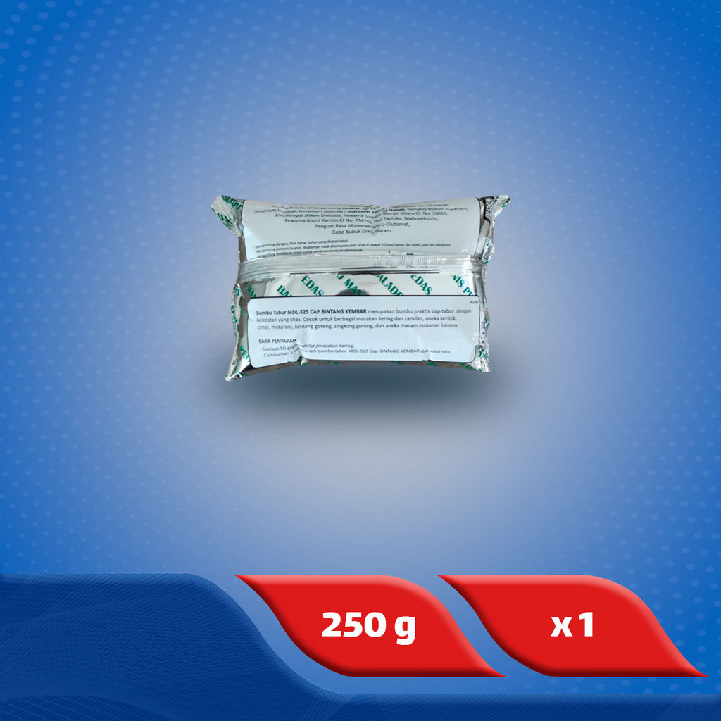 

Konter Makanan Bintang Kembar Bumbu Tabur Balado 250 G