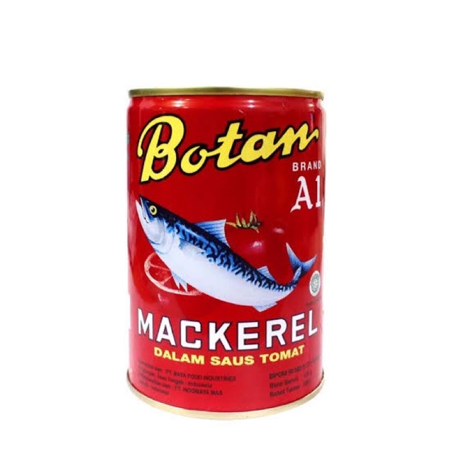 

Konter Makanan Botan Sarden / Mackerel 425Gr