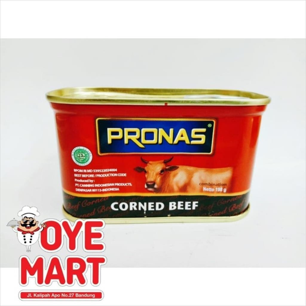 

Konter Makanan Kornet Sapi Pronas 198Gr/Kornet Daging Sapi Harga