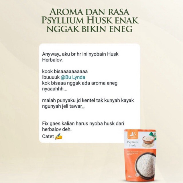 

Sensasi Lezat Psyllium Husk By Herbalov