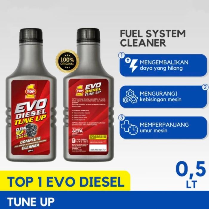Termurah Top 1/Top1 EVO DIESEL Tune Up Injector Fuel System Cleaner 500ml
