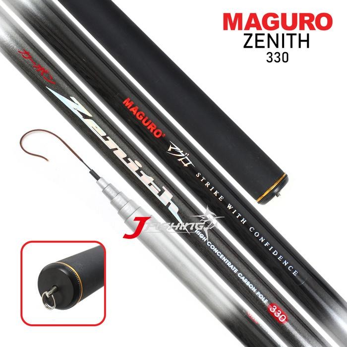 SALE  TEGEK MAGURO ZENITH 270 330 360 390 450 BAHAN CARBON TEGEK KUAT RUAS PANJANG RINGAN READYY