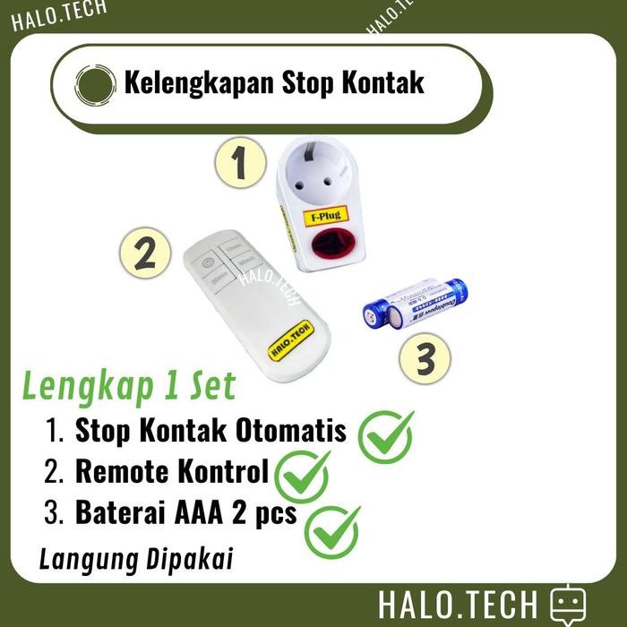 Steker Listrik Remote Stop Kontak Remot Control On Off Colokan Listrik Remot Remote Jarak Jauh