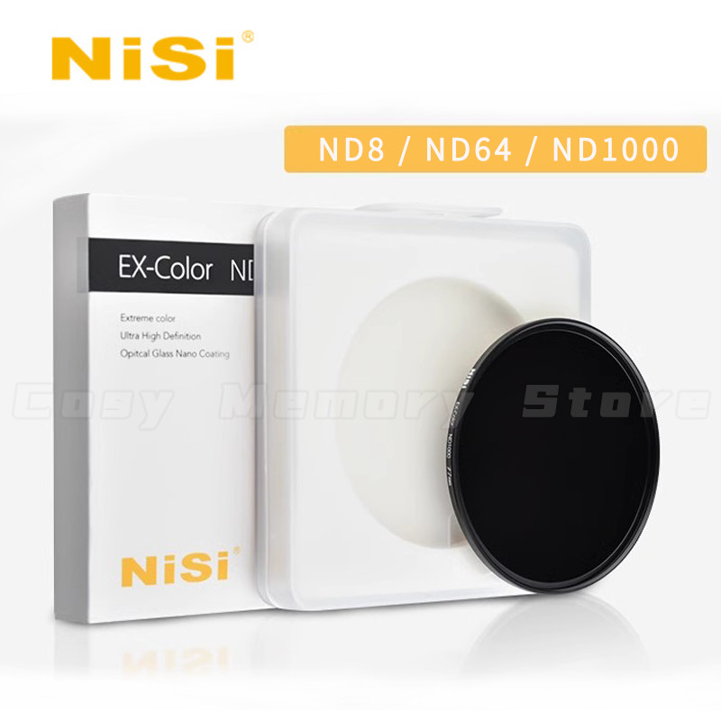 NiSi ND1000 Dimmer ND64 ND8 49 52 55 58 72 67mm 77mm 82mm Medium Gray