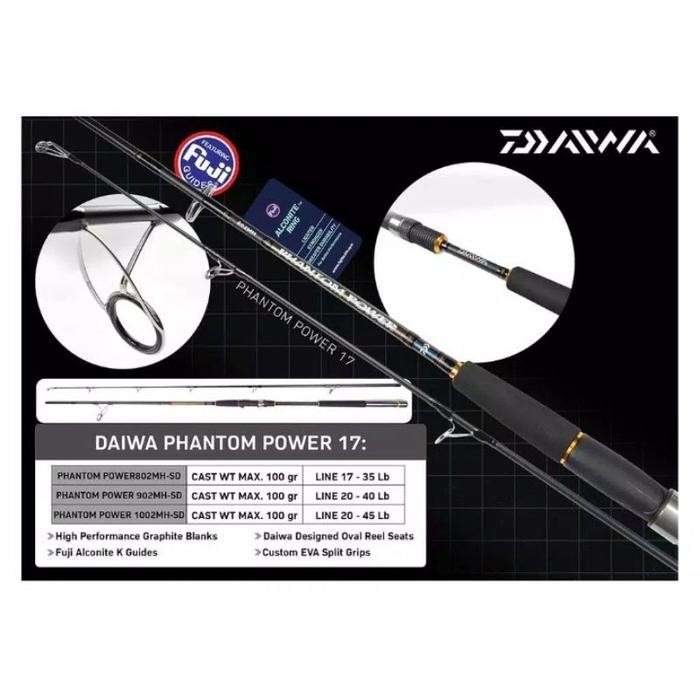 Joran Daiwa PHANTOM POWER 602MH 662MH 702MH 802MH 902MH 1002 joran lautkolam