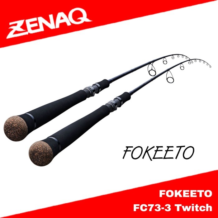 Zenaq Spinning Rod Fokeeto FC73-3 Twitch