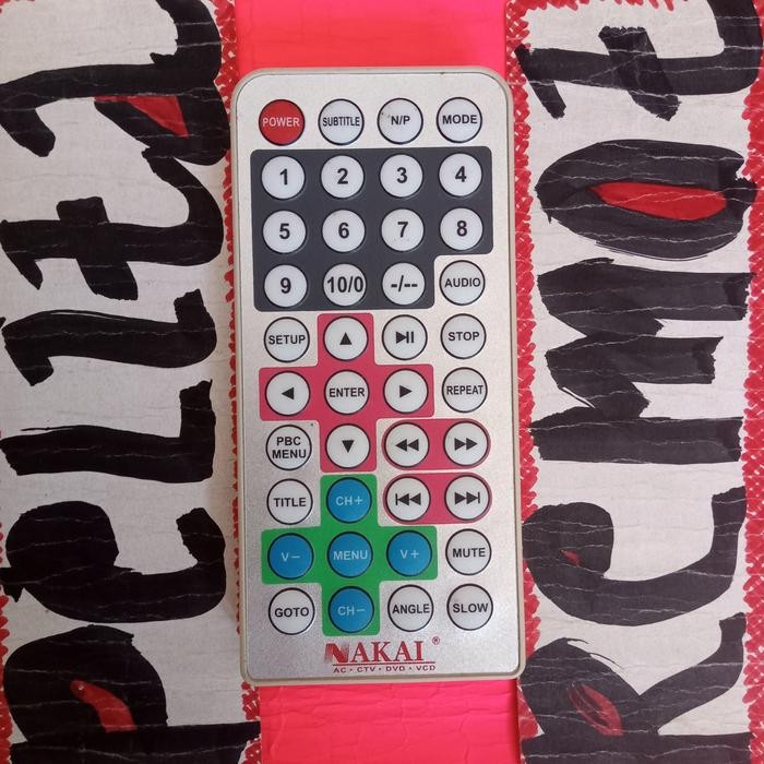 Remote Remot Dvd Portae Asatron Player Competie Terlengka