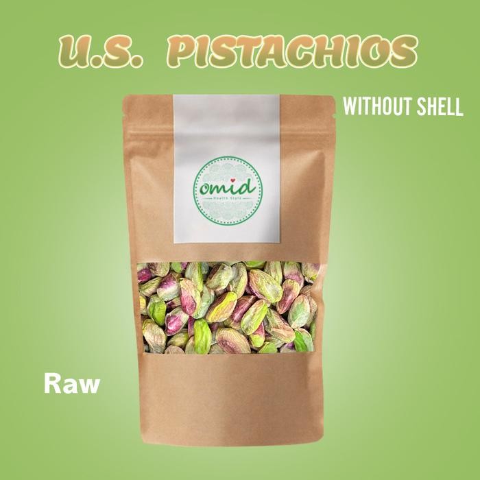 

Raw Pistachio Green Nuts (USA) / Kacang Pistachio Mentah Hijau - 250gr New