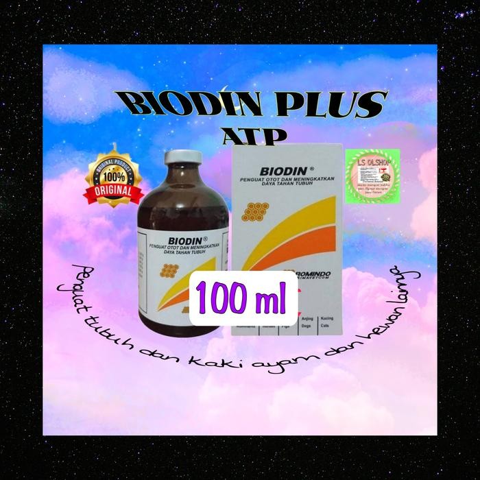 BIODIN OBAT PENINGKAT STAMINA AYAM KUDA SAPI ANJING KUCING KAKI KUAT S