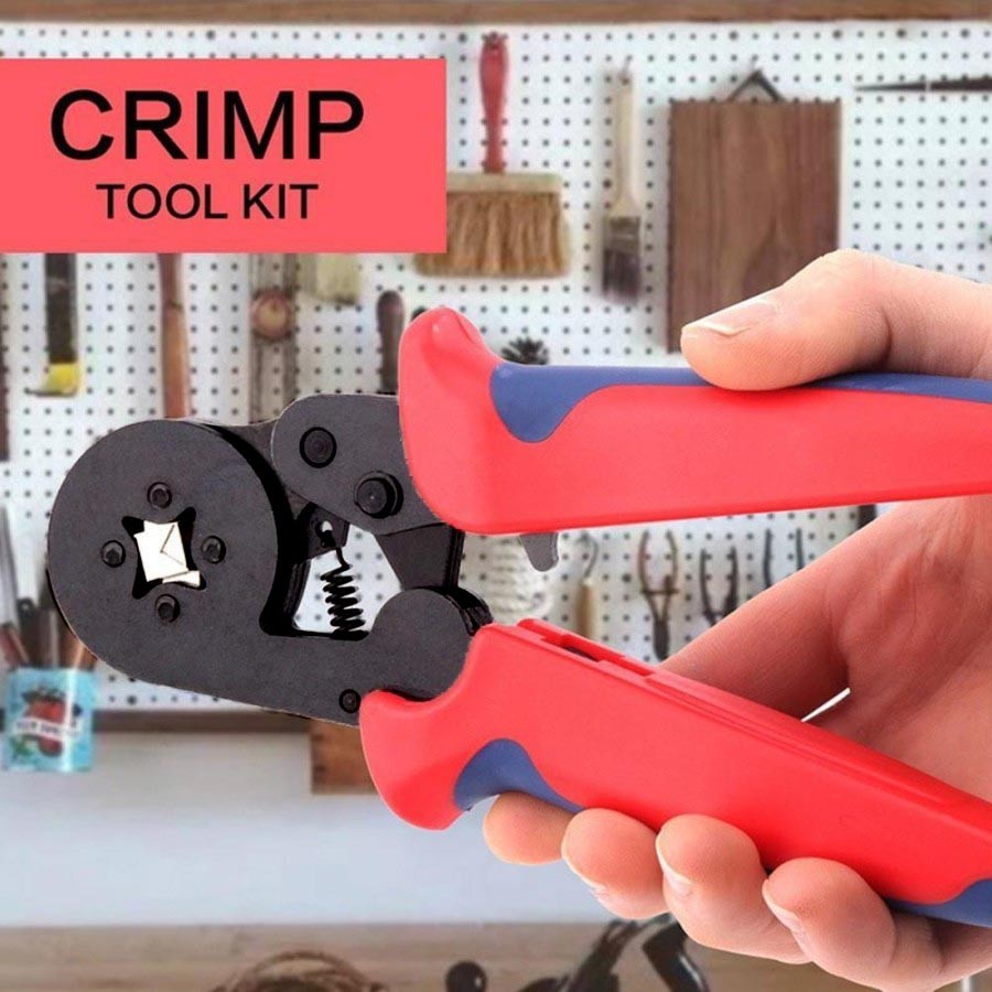 PROMO Taffware Tang Crimper Kabel Listrik Square Crimp AWG23-7 0.08-10mm2-HSC8 6-4A Kualitas Terbaik