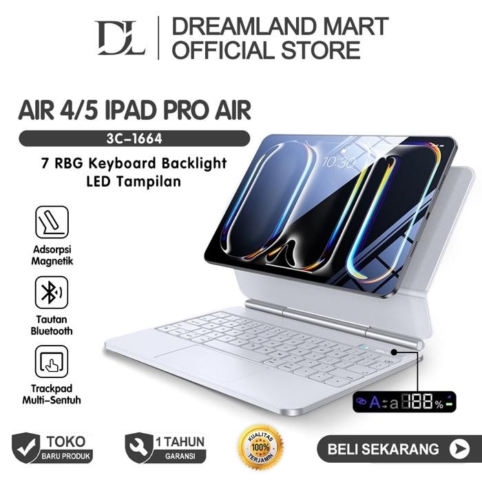 Dl For Magic Keyboard Case For Ipad Air 4 Ipad Air 5 Ipad Pro 11 2024 Floating Cantilever Keyboard