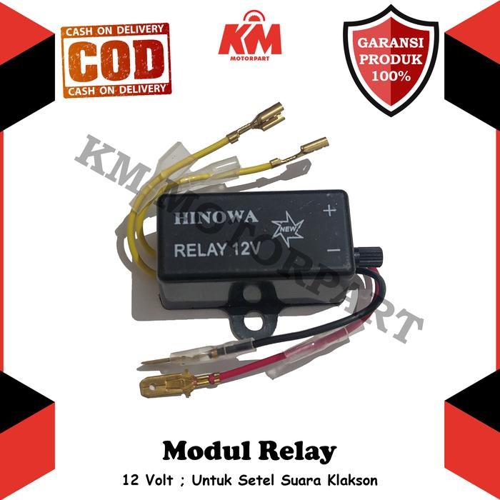 New.. Modul Relay Klakson Motor Putus Setelan Telolet 12V Universal