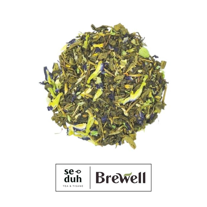 

BLEU JASMINE Tea Blend / Teh Hijau Blue Pea Jasmine Green Tea - 15 gram teh hijau PREMIUM
