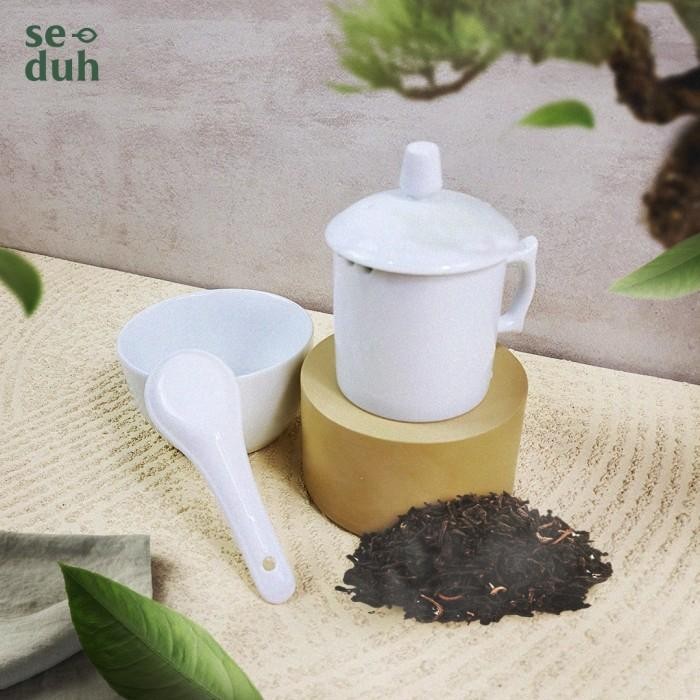

Porcelain Tea Cupping Set / Set Gelas Cangkir Keramik Tasting Teh PREMIUM