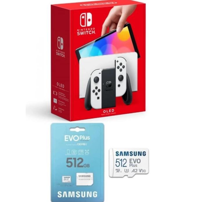 Full Game CFW Nintendo Switch OLED - Oled White 512 GB