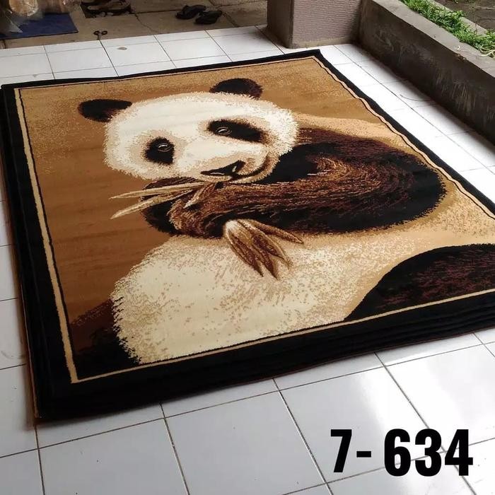 karpet permadanibkecil tebal motif hewan singa macan panda jerapa sale