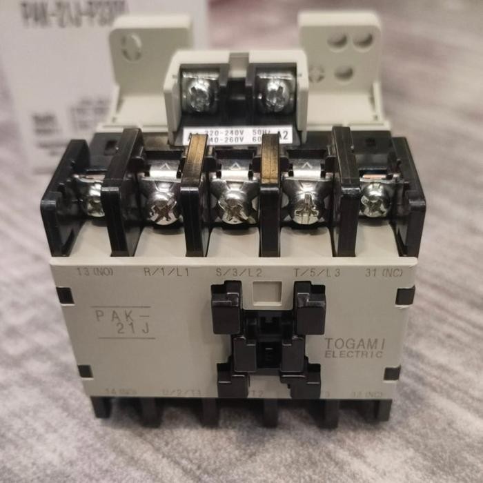 KONTAKTOR TOGAMI PAK-21J / CONTACTOR TOGAMI / PAK-21J TOGAMI KUALITAS TERBAIK