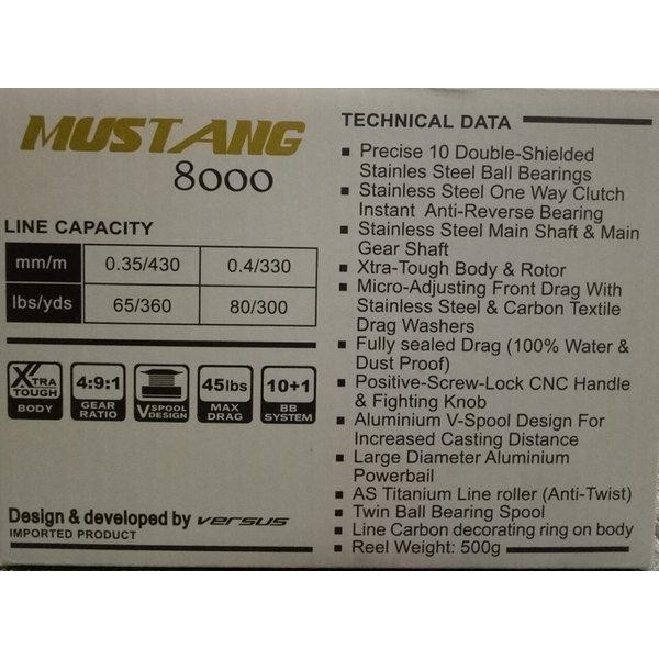 Galma Reel Alat Pancing Sing Versus mustang 8 Ril Rell Berkualitas
