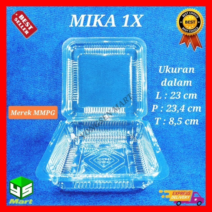 (Allthebest) mika plastik kemasan kue jumbo / mika bolu jumbo 1X  MMPG