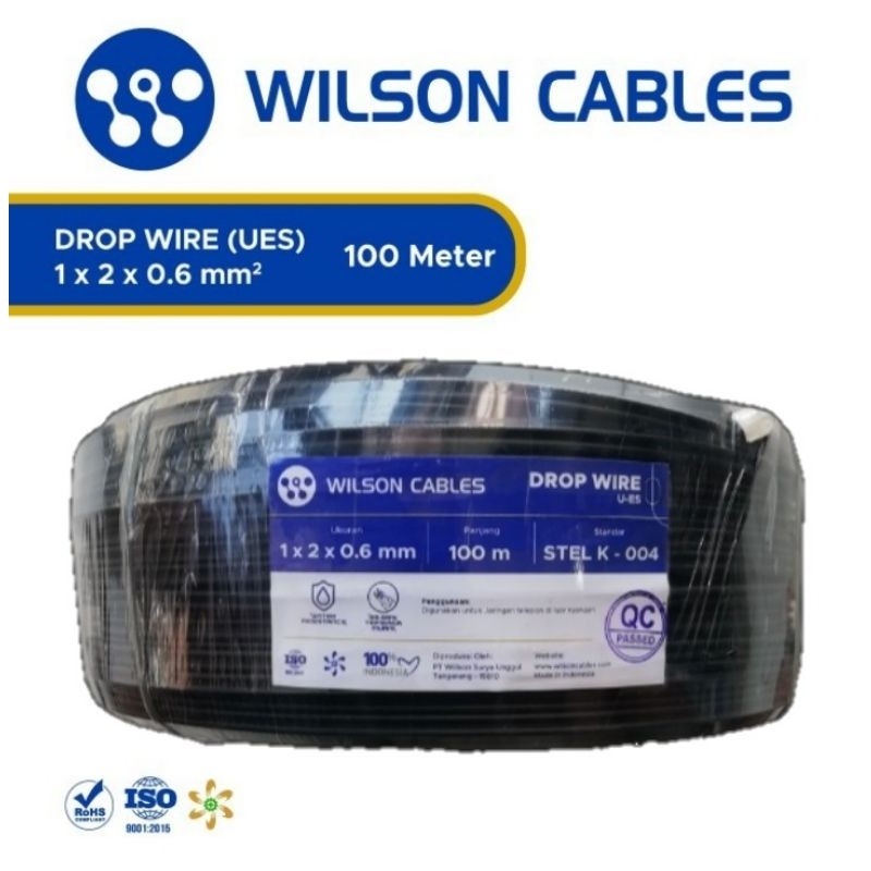 Kabel Telepon Outdoor Dw Drop Wire 1X2X06 Wilson 100 Meter