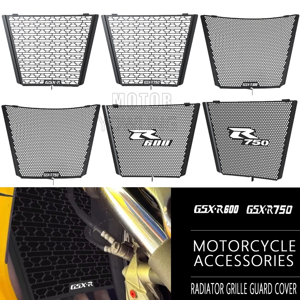 For Suzuki GSXR600 GSXR750 Motorcycle Radiator Grille Guard Cover GSX-R750 GSX-R600 GSXR GSX R 600 7