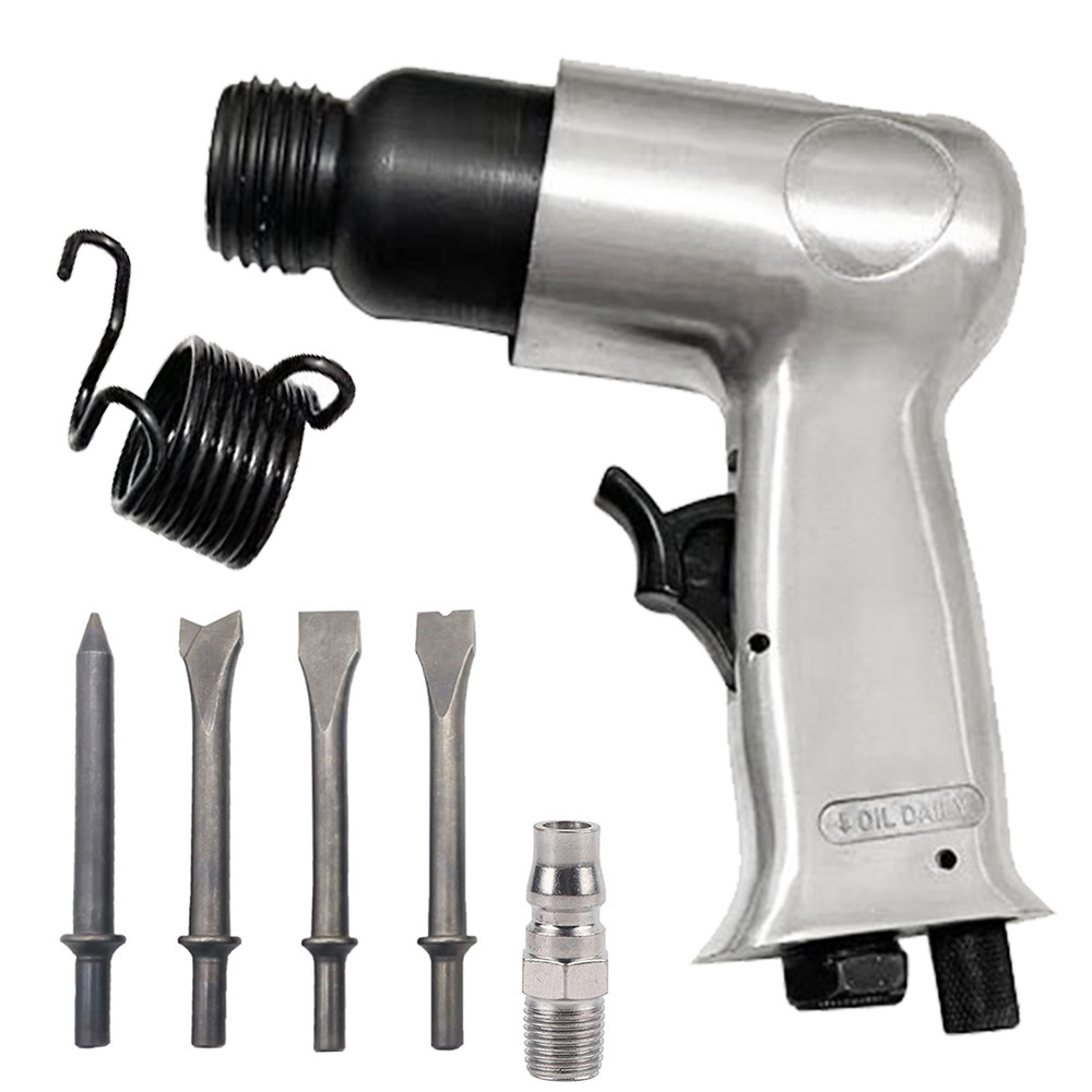 1/4"Industrial Handle Straight Type Pneumatic Hammer Tool Shovel Hammer Wind Tool Pick Rust Remover 