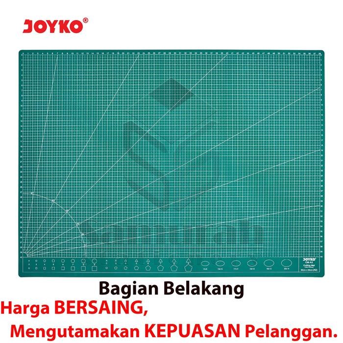 

CUTTING MAT JOYKO UKURAN A2 / ALAS CUTING POTONG KERTAS / TATAKAN CUTTER HIJAU CM-A2 BESAR