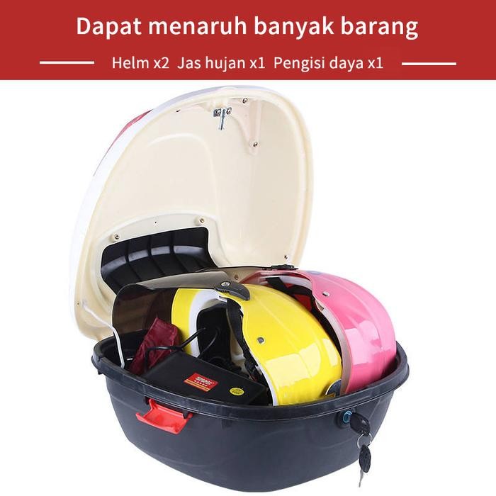 Epic Finds Box Motor Belakang, Bagasi Motor, Helm Sepeda Motor Bagasi Terbatas