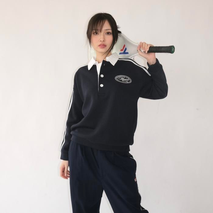 MAESON Athletic Club Classic Polo Sweatshirt