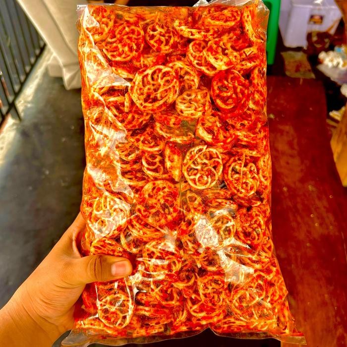 

SEBLAK KERUPUK RAFAEL / PEDO 1kg PEDAS CIKRUH MAMIN.ID Camilan Kering Cemilan Goreng Snacks Food