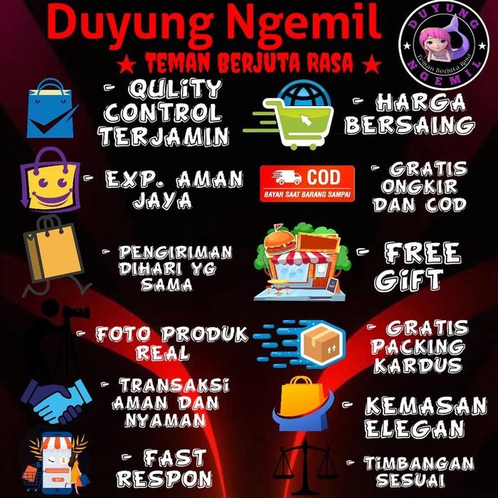 

[1Kg] Pilus Rujak Pedas Manis / Asli Pilus Kapsul Ikan Duyung Ngemil - snack kiloan makanan ringan