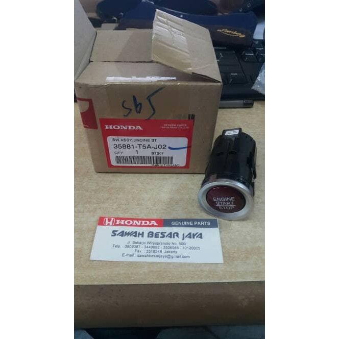 Tombol Switch On / Off Engine Start / Stop Jazz Gk