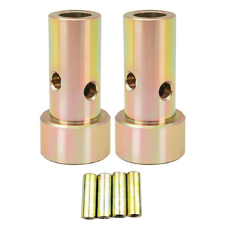2Pcs Quick Hitch Bushings Set Quick Hitch Adapter Bushings Kit Fit For Category 1, Implement Hitch