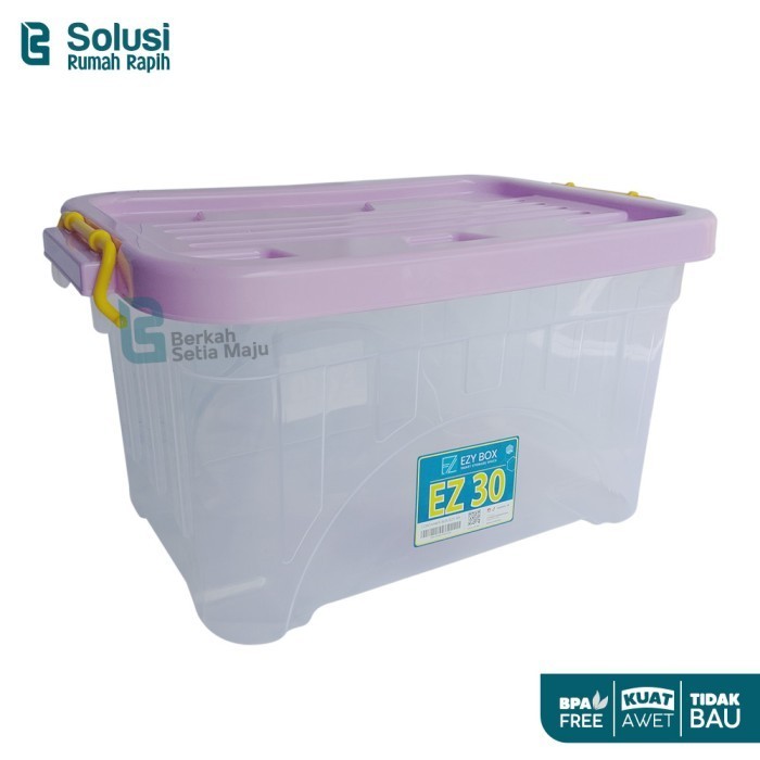 (Allthebest) BSM CONTAINER EZY CB 30 LITER / KOTAK PENYIMPANAN / EZY BOX 30 LITER